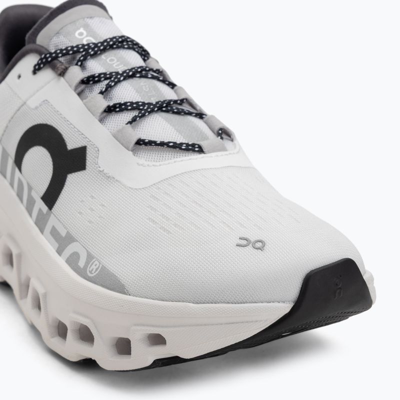 Vaikiški bėgimo batai On Running Cloudmonster allwhite 7