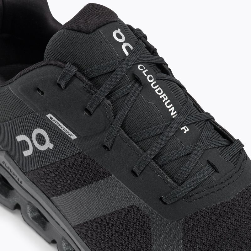 Vyriški bėgimo bateliai On Cloudrunner Waterproof black 5298639 8