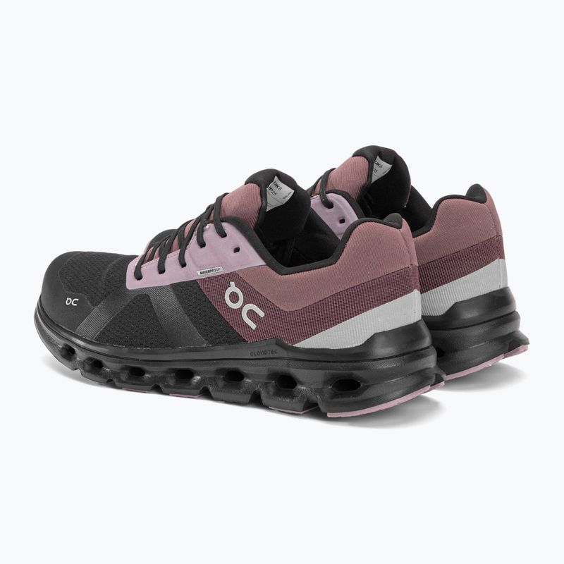 Moteriški bėgimo bateliai On Cloudrunner Waterproof black-brown 5298636 5