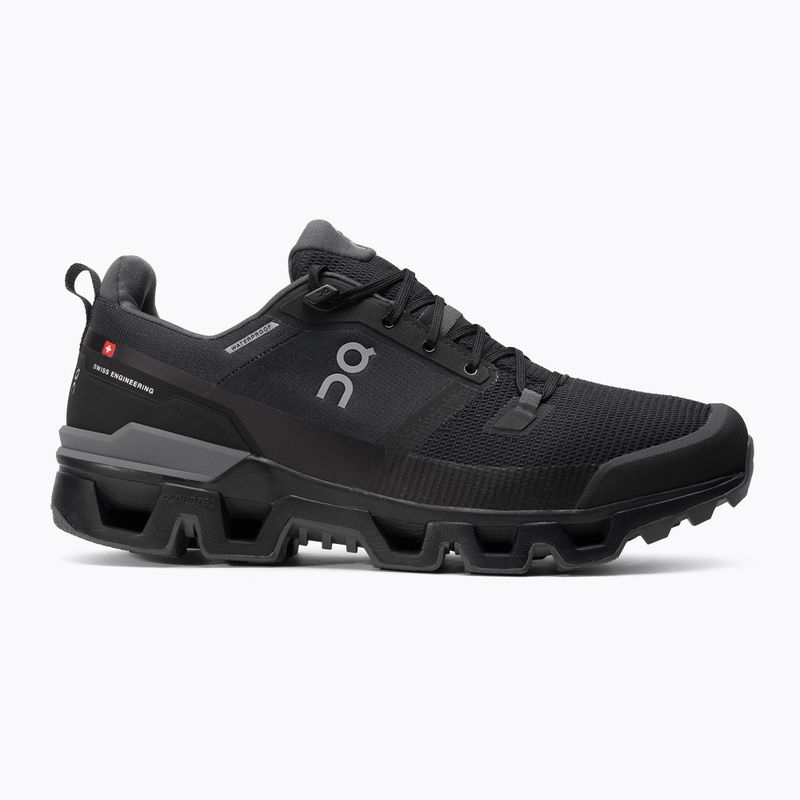 Vyriški trekingo batai On Cloudwander Waterproof black/eclipse 7398606 2