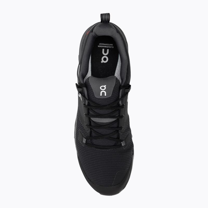 Vyriški trekingo batai On Cloudwander Waterproof black/eclipse 7398606 7
