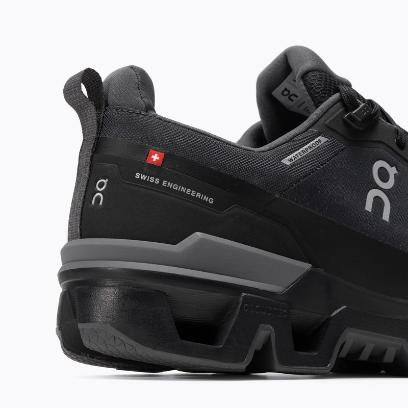 Vyriški trekingo batai On Cloudwander Waterproof black/eclipse 7398606 10