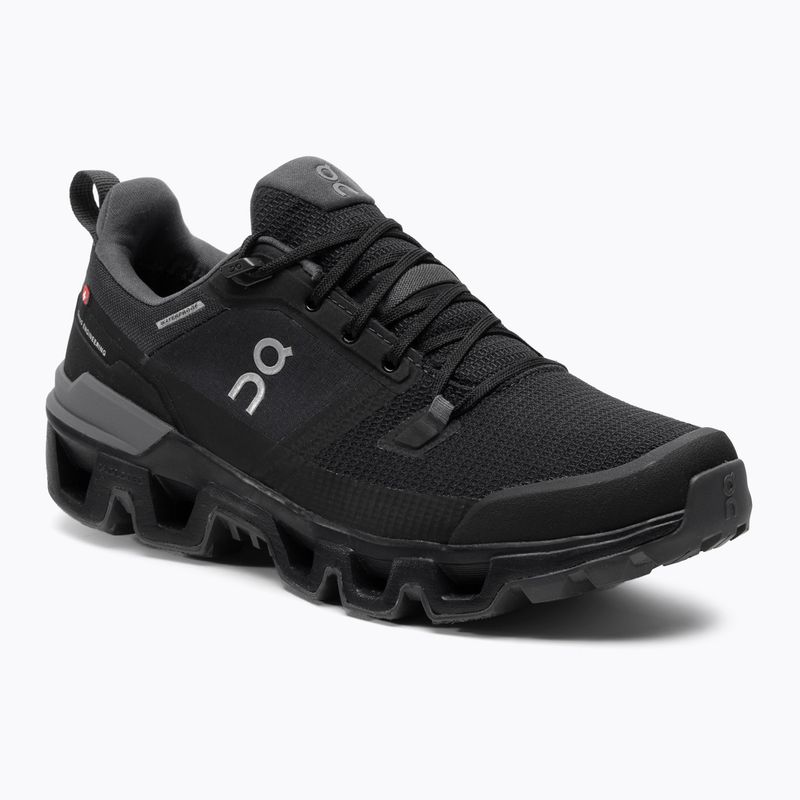 Moteriški trekingo batai On Cloudwander Waterproof black 7398602