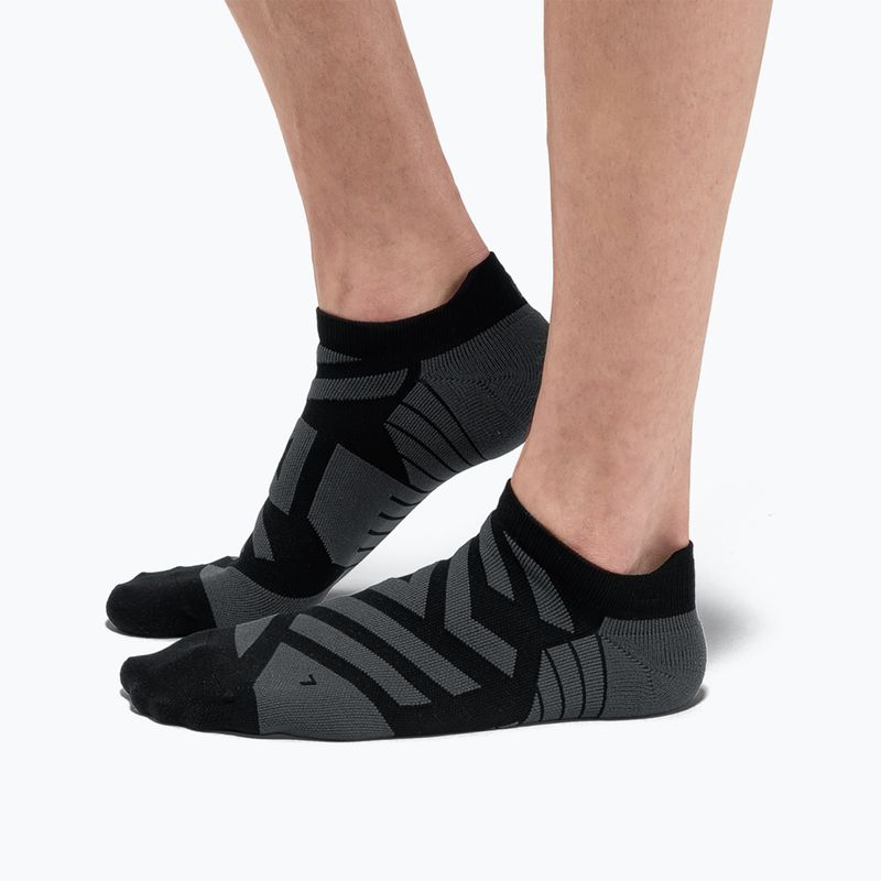 Vyriškos bėgimo kojinės On Performance Low black/shadow 2