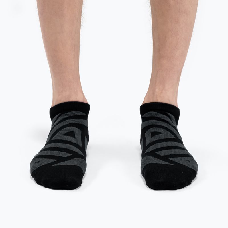 Vyriškos bėgimo kojinės On Performance Low black/shadow 3