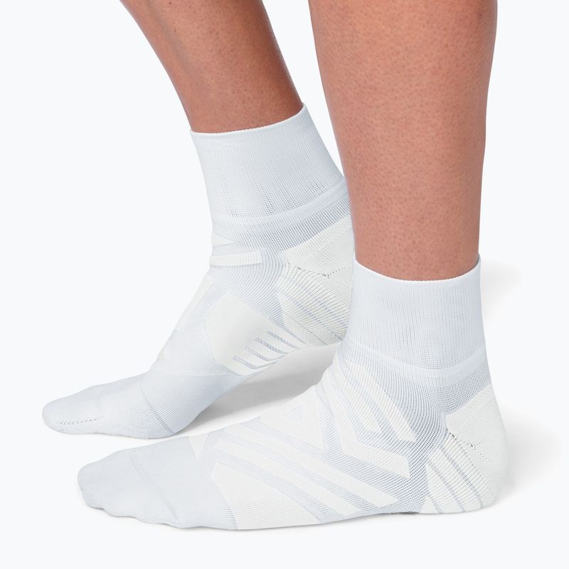 Vyriškos bėgimo kojinės On Running Performance Mid white/ivory 3