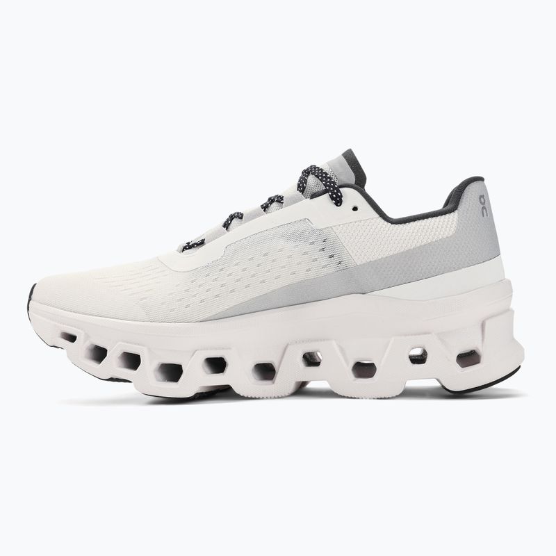 Moteriški bėgimo bateliai On Cloudmonster undyed white/white 3