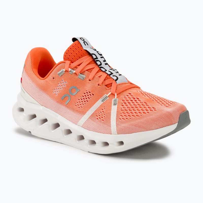 Vaikiški bėgimo batai On Cloudsurfer flame/white