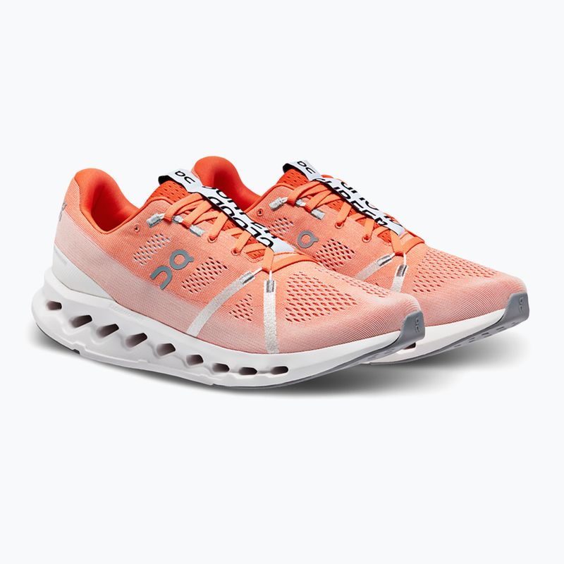 Vaikiški bėgimo batai On Cloudsurfer flame/white 8