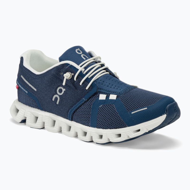 Moterų bėgimo bateliai On Cloud 5 denim/white