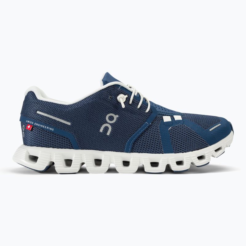 Moterų bėgimo bateliai On Cloud 5 denim/white 2