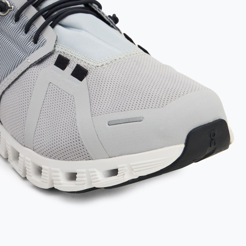 Moteriški bėgimo batai On Cloud 5 Waterproof glacier/white 7