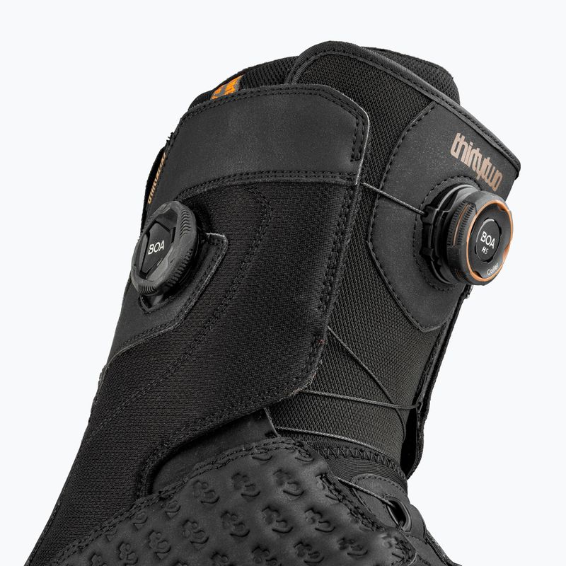 Vyriški snieglenčių batai ThirtyTwo Lashed Double Boa black/black/gum 5