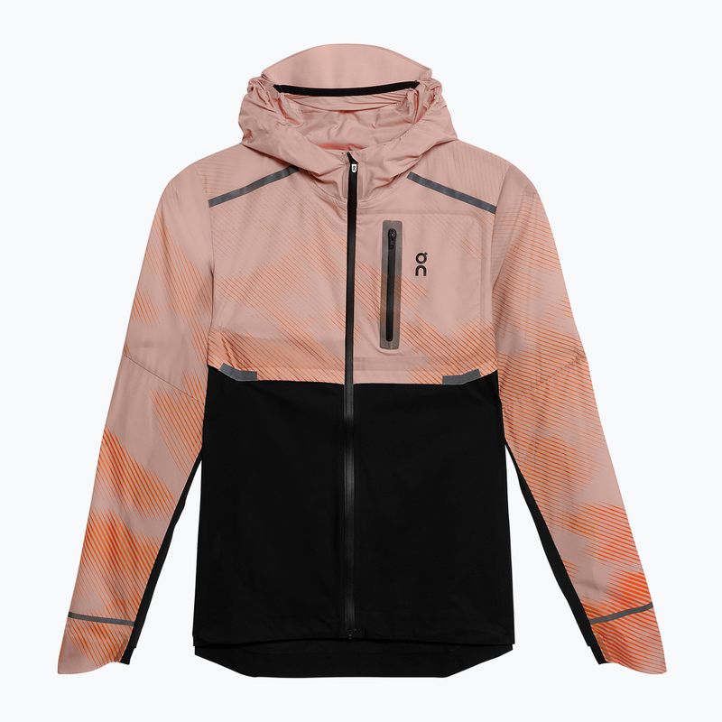 Moteriška bėgimo striukė On Running Weather Lumos woodrose/black 6