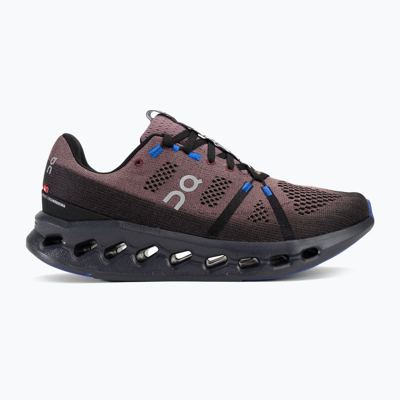Vyriški bėgimo bateliai On Cloudsurfer black/cobalt 2