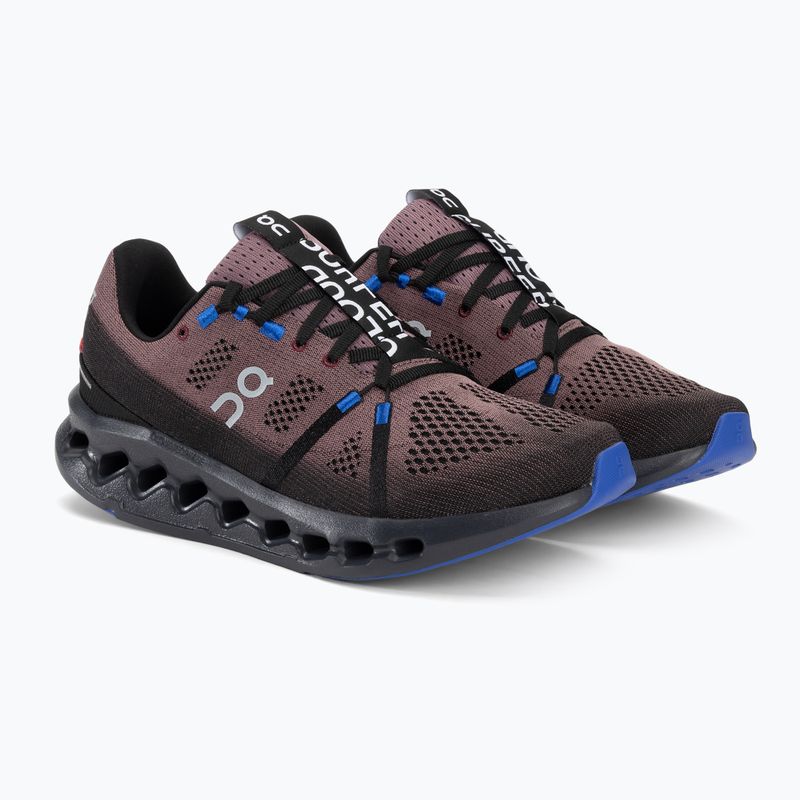 Vyriški bėgimo bateliai On Cloudsurfer black/cobalt 5