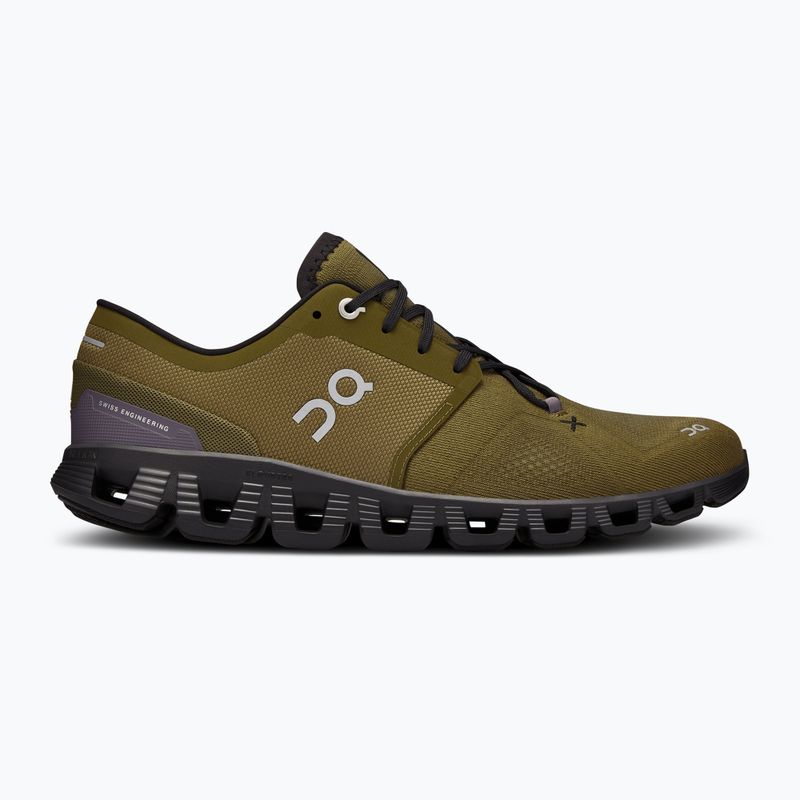Vyriški bėgimo bateliai On Running Cloud X 3 hunter/black 2