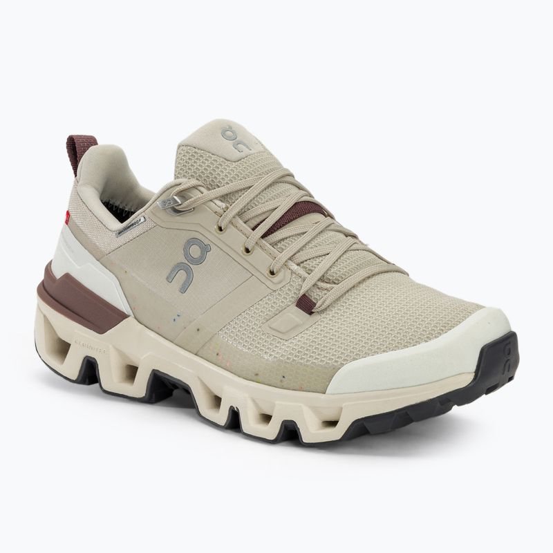 Moteriški žygio batai On Running Cloudwander Waterproof sand/ivory