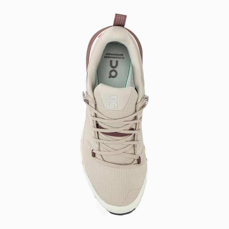 Moteriški žygio batai On Running Cloudwander Waterproof sand/ivory 5