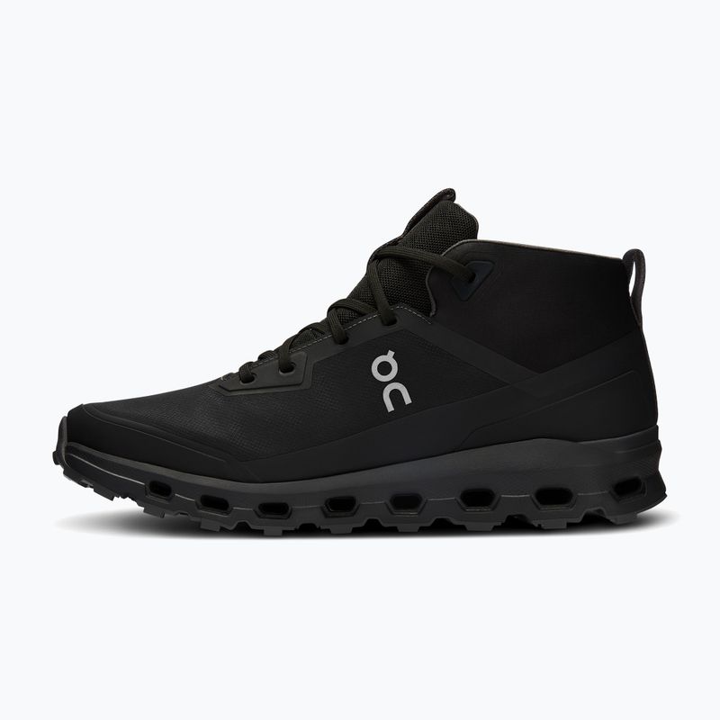 Vyriški trekingo batai On Cloudroam Waterproof black/eclipse 8