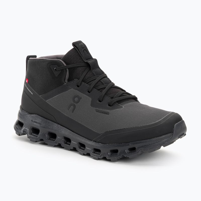 Vyriški trekingo batai On Cloudroam Waterproof black/eclipse