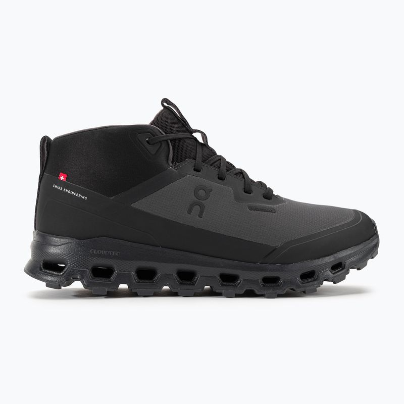 Vyriški trekingo batai On Cloudroam Waterproof black/eclipse 2