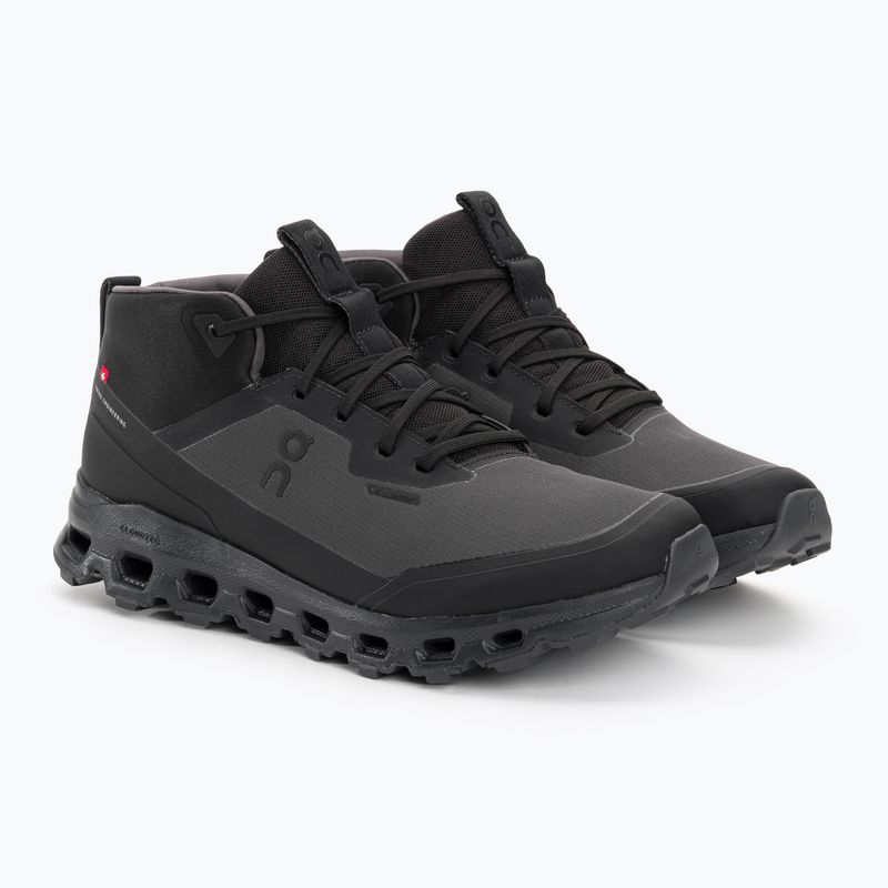 Vyriški trekingo batai On Cloudroam Waterproof black/eclipse 4