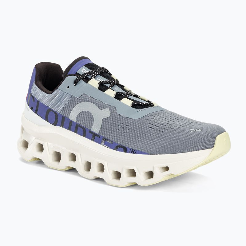 Vyriški bėgimo bateliai On Cloudmonster mist/blueberry