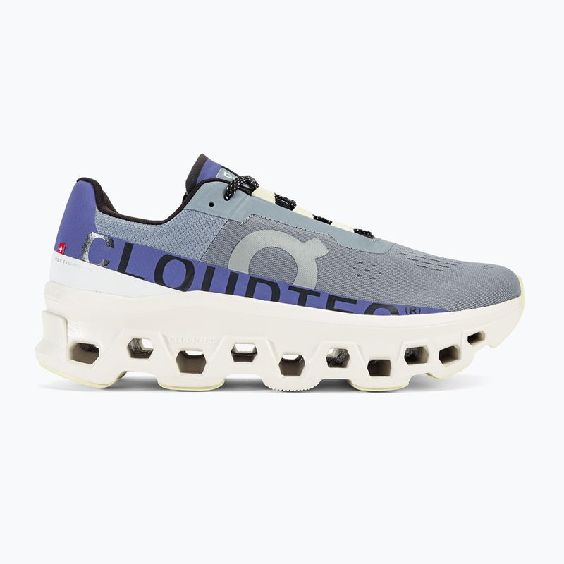 Vyriški bėgimo bateliai On Cloudmonster mist/blueberry 2