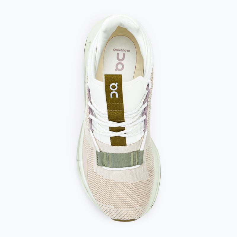 Moteriški bėgimo bateliai On Cloudnova moon/aloe 5