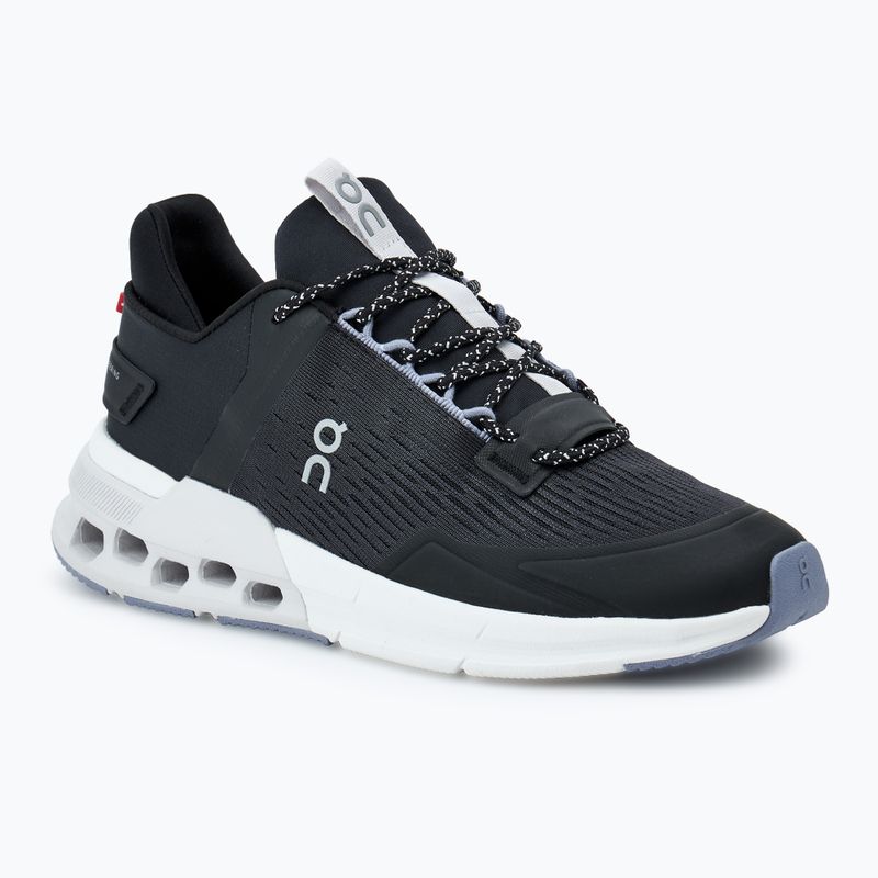 Moteriški bėgimo bateliai On Running Cloudnova Flux undyed black/feather