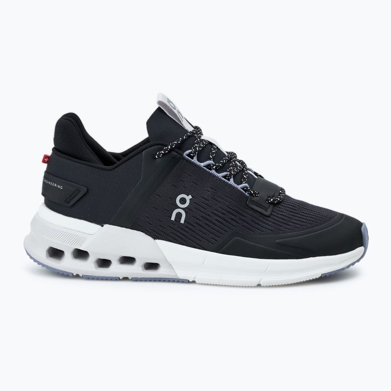 Moteriški bėgimo bateliai On Running Cloudnova Flux undyed black/feather 2