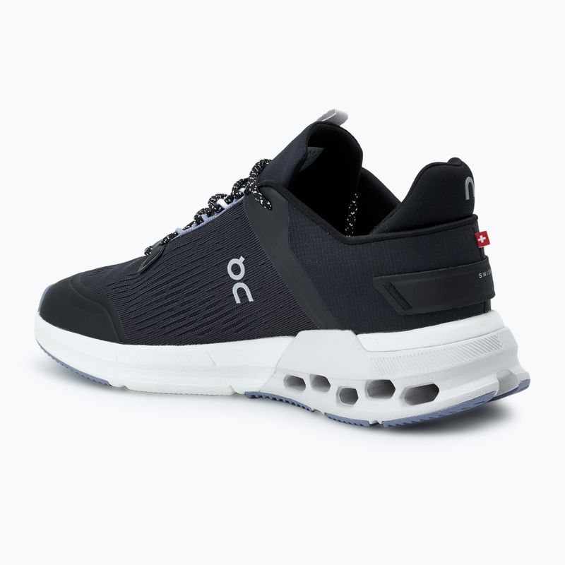 Moteriški bėgimo bateliai On Running Cloudnova Flux undyed black/feather 3
