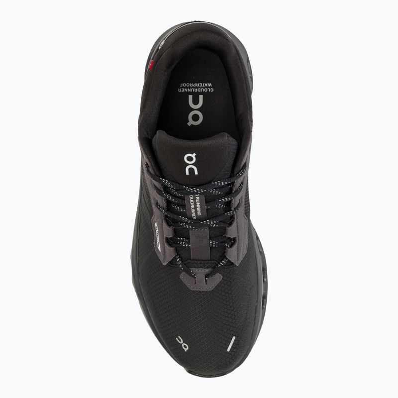 Vyriški bėgimo bateliai On Cloudrunner 2 Waterproof magnet/black 5