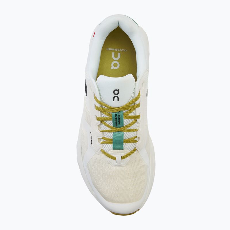 Vyriški bėgimo batai On Running Cloudrunner 2 Wide undyed/green 5