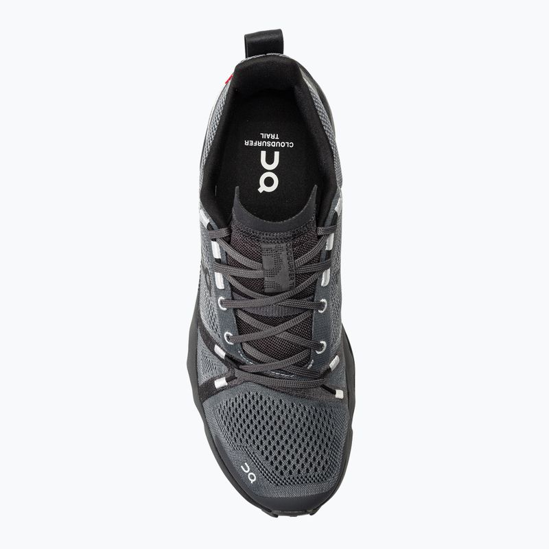 Vyriški bėgimo bateliai On Cloudsurfer Trail running shoes eclipse/black 5