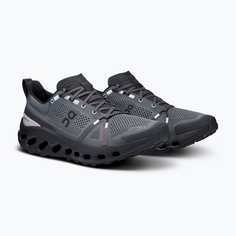 Vyriški bėgimo bateliai On Cloudsurfer Trail running shoes eclipse/black 8