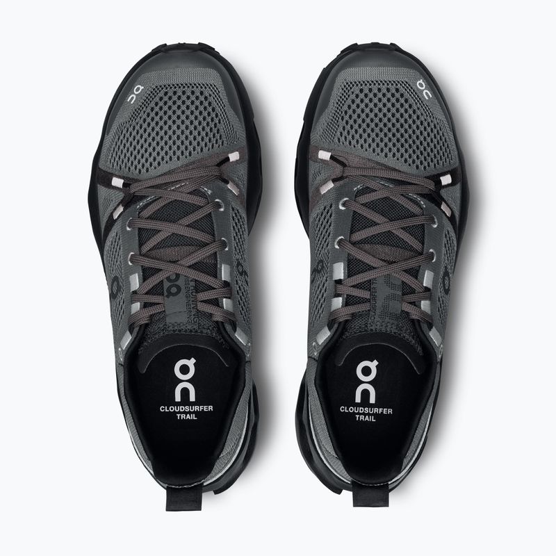 Moteriški bėgimo bateliai On Cloudsurfer Trail running shoes eclipse/black 12