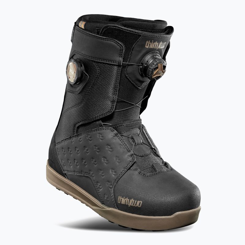 Vyriški snieglenčių batai ThirtyTwo Lashed Double Boa ʼ25 black/gum 6