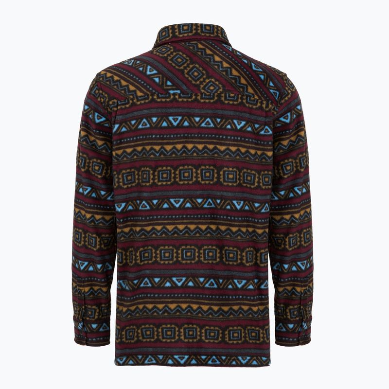 Vyriški marškiniai ThirtyTwo Rest Stop Zip Up maroon 2