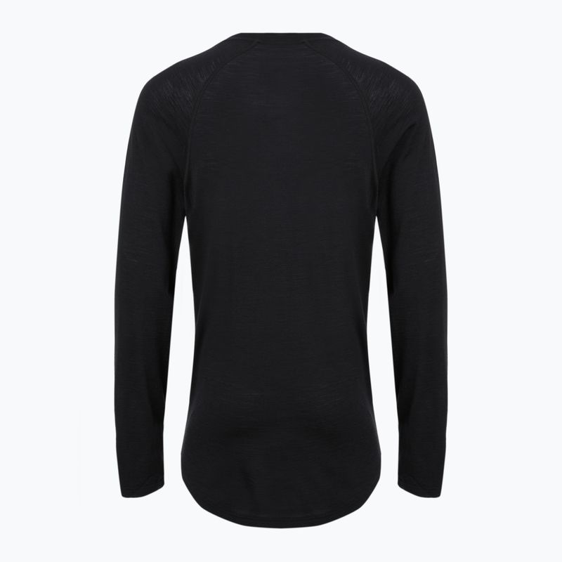 Vyriški termo marškinėliai ilgomis rankovėmis ThirtyTwo Ridelite Merino black/black 2