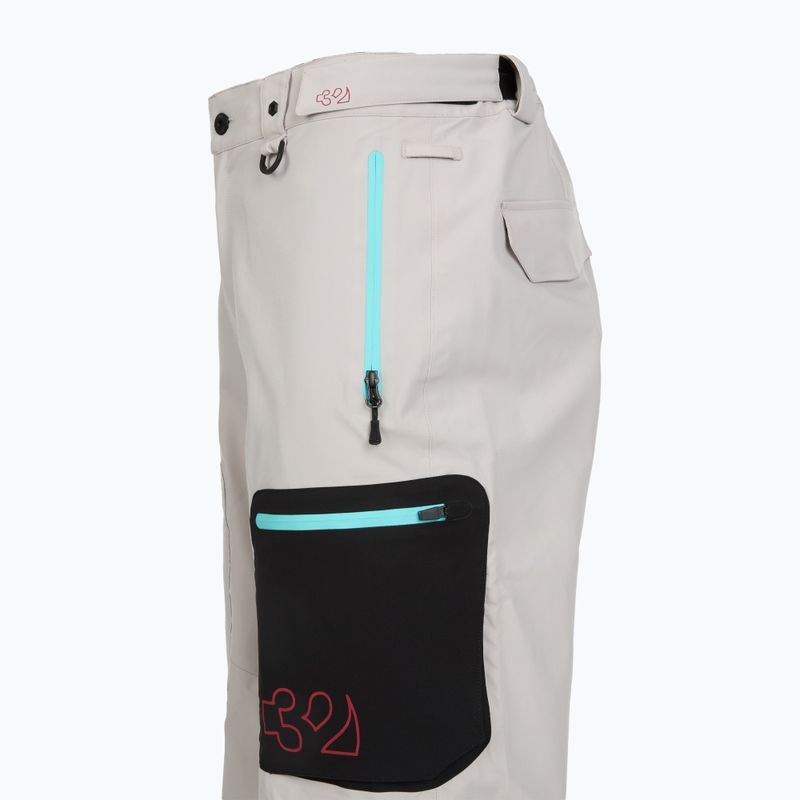 Vyriškos snieglenčių kelnės ThirtyTwo TM Recycled cement 4