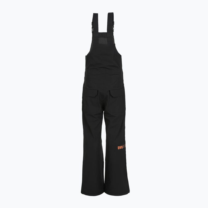 Vaikiškos snieglenčių kelnės ThirtyTwo Basement Bib black/orange 2