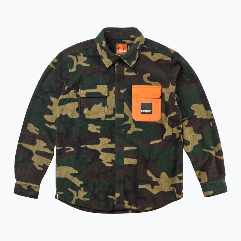 Vyriški marškiniai ThirtyTwo Rest Stop X Fava forest