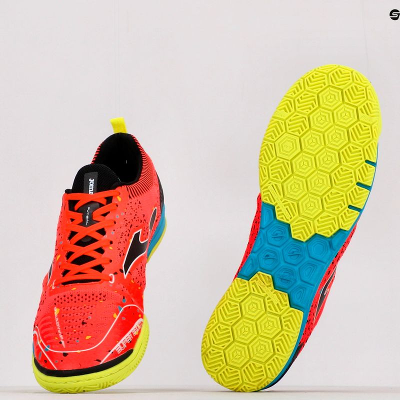 Vyriški futbolo bateliai Joma Tactico IN coral/turquoise 13