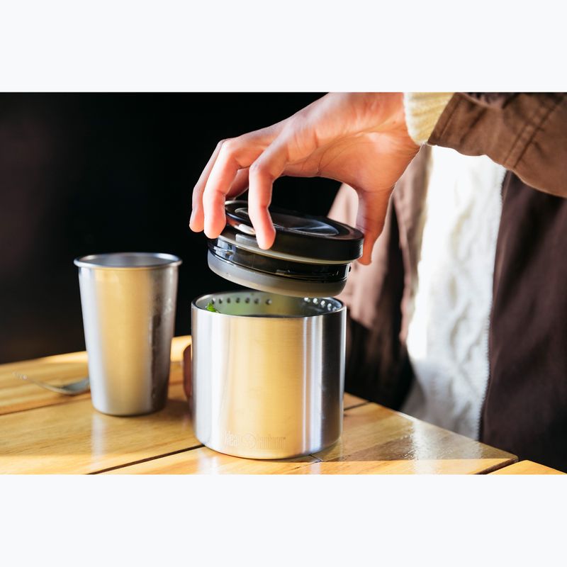 Klean Kanteen TKCanister 473 ml šlifuotas nerūdijančio plieno maisto termosas 14