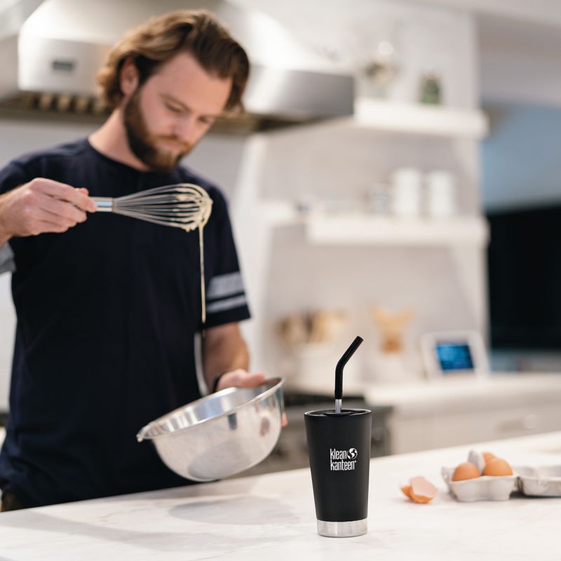 "Klean Kanteen Tumbler Vacuum Insulated" termo puodelis juodas 3