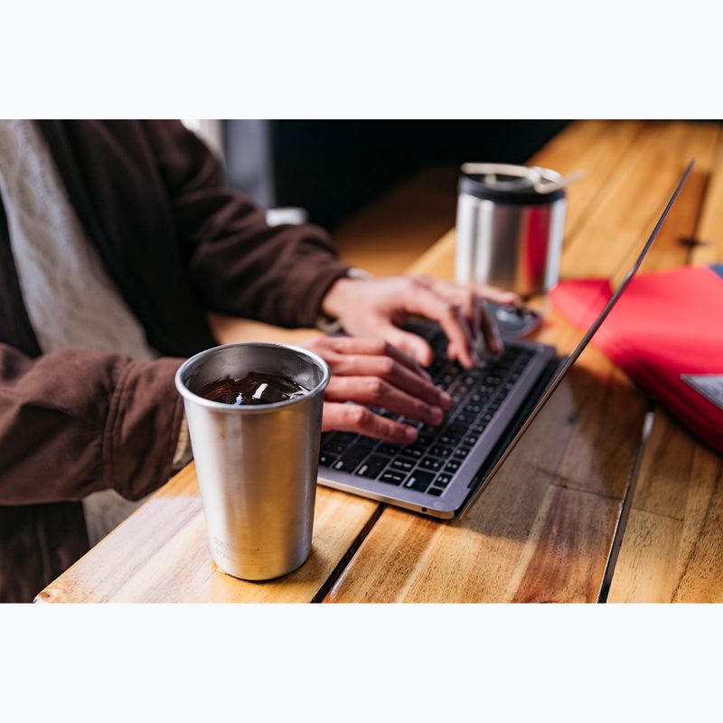 Turistiniai puodeliai Klean Kanteen Pint Cup 4 vienetai brushed stainless 4