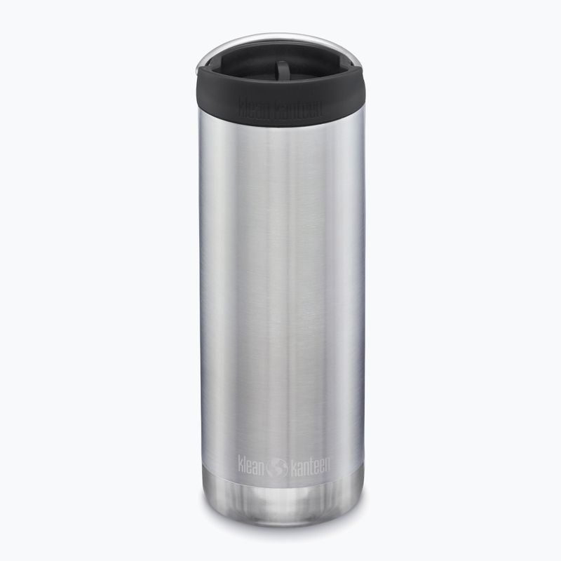 Terminis puodelis Klean Kanteen TKWide Cafe Cap 473 ml brushed stainless