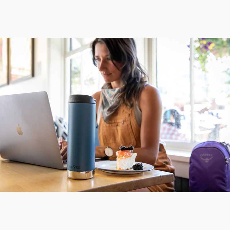 Terminis puodelis Klean Kanteen TKWide Cafe Cap 473 ml real teal 5